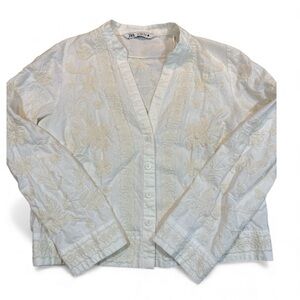 Zara Embroidered top